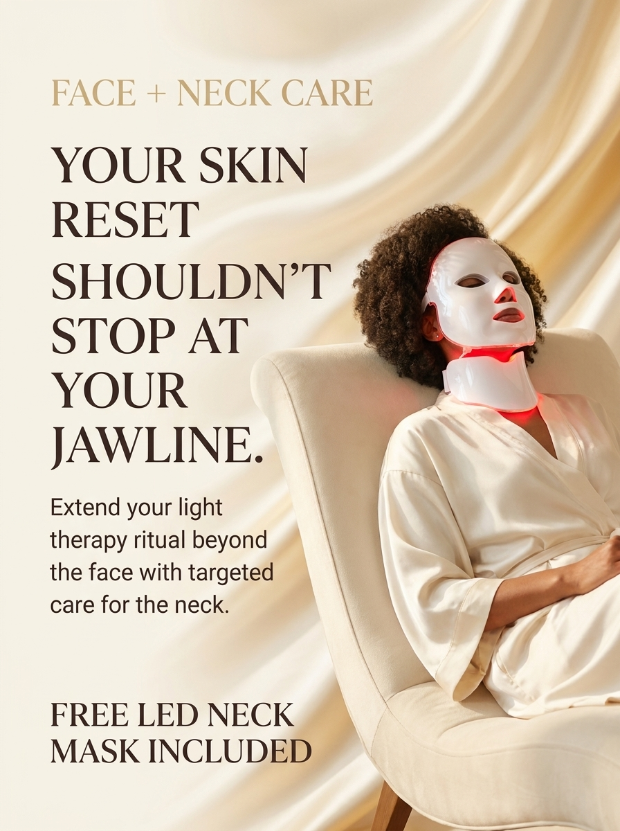 The GlowHive Face + Neck LED System